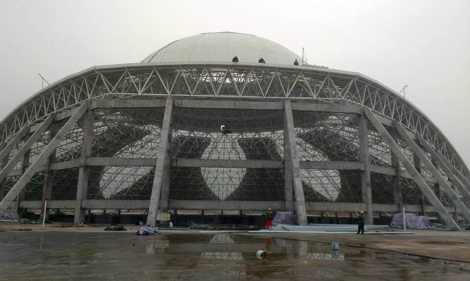 邹城温泉馆网架工程